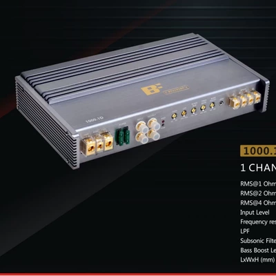 2026 Model 1200 Watt Class D Single-Channel Bass Car Amplifier/ Digital Bass Amplifier/ Bass Amplifier