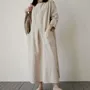 韩国中长款口袋大码连衣裙
