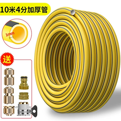 anti-explosion, suitable for tap water, watering, Car cleaning tools - 10m-thickened-with-metal-connectors-sun-resistant-frost-resistant-and-anti-aging