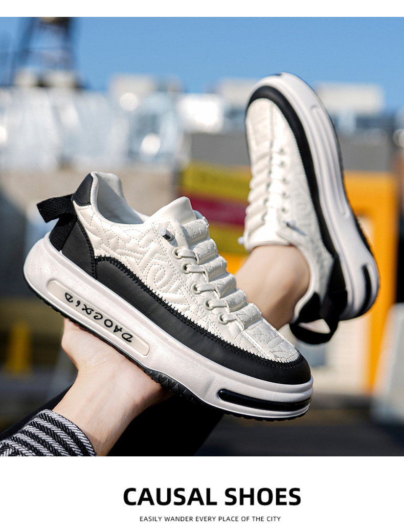 Scarpe casual da uomo Scarpe sportive Sneakers Tessuto sintetico Calzature leggere e versatili_voghion.com