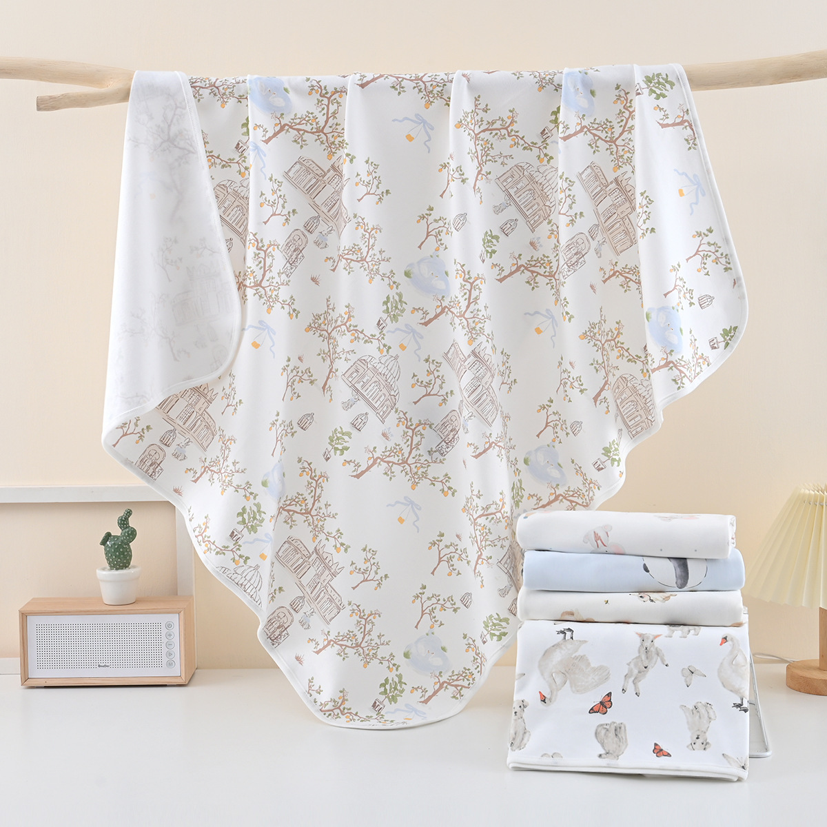 Wrapping Towel, Type a Pure Cotton Newborn Wrap Sheet, Newborn Baby Swaddling Towel, Spring and Summer Blanket Wrap Towel, Delivery Room Wrap