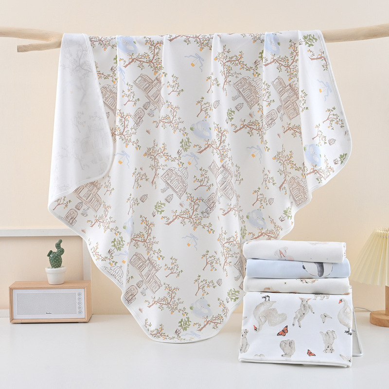 Wrapping Towel, Type a Pure Cotton Newborn Wrap Sheet, Newborn Baby Swaddling Towel, Spring and Summer Blanket Wrap Towel, Delivery Room Wrap
