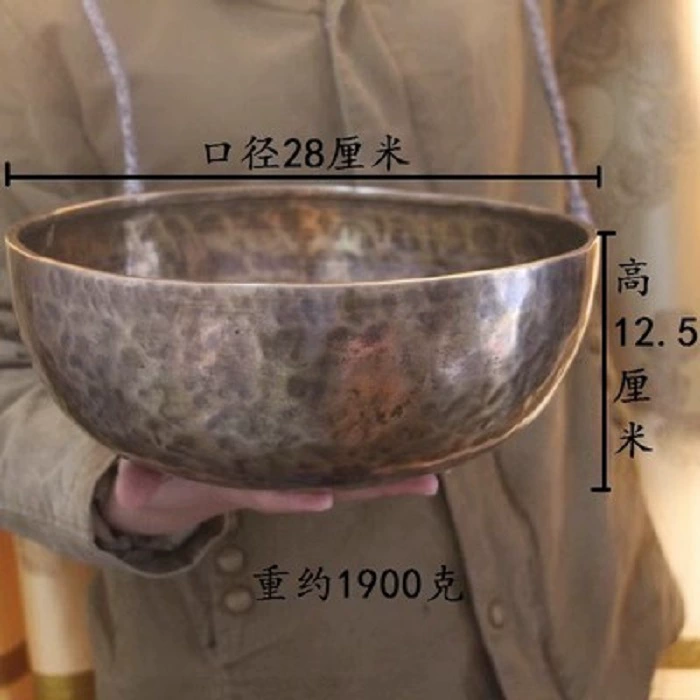 Песня Чаша Непал handmade SPA SPA телефонная терапия basin буддийский звуковой чаши барабан Практика медная чаша чаши йога товары