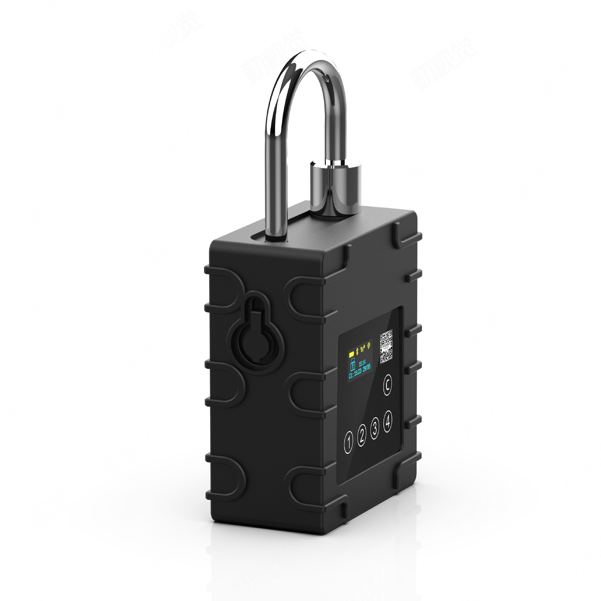 北斗GPS定位货柜车物流锁智能铅封锁（防断防切报警）