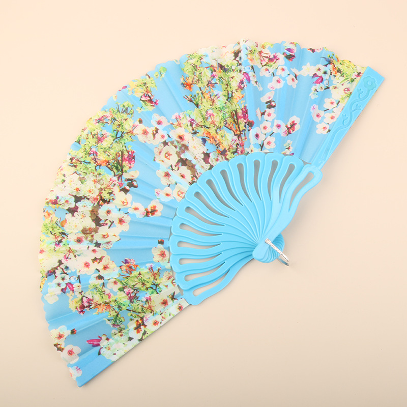 Abanico Plegable de Encaje de Plástico, Estampado, para Danza image 87