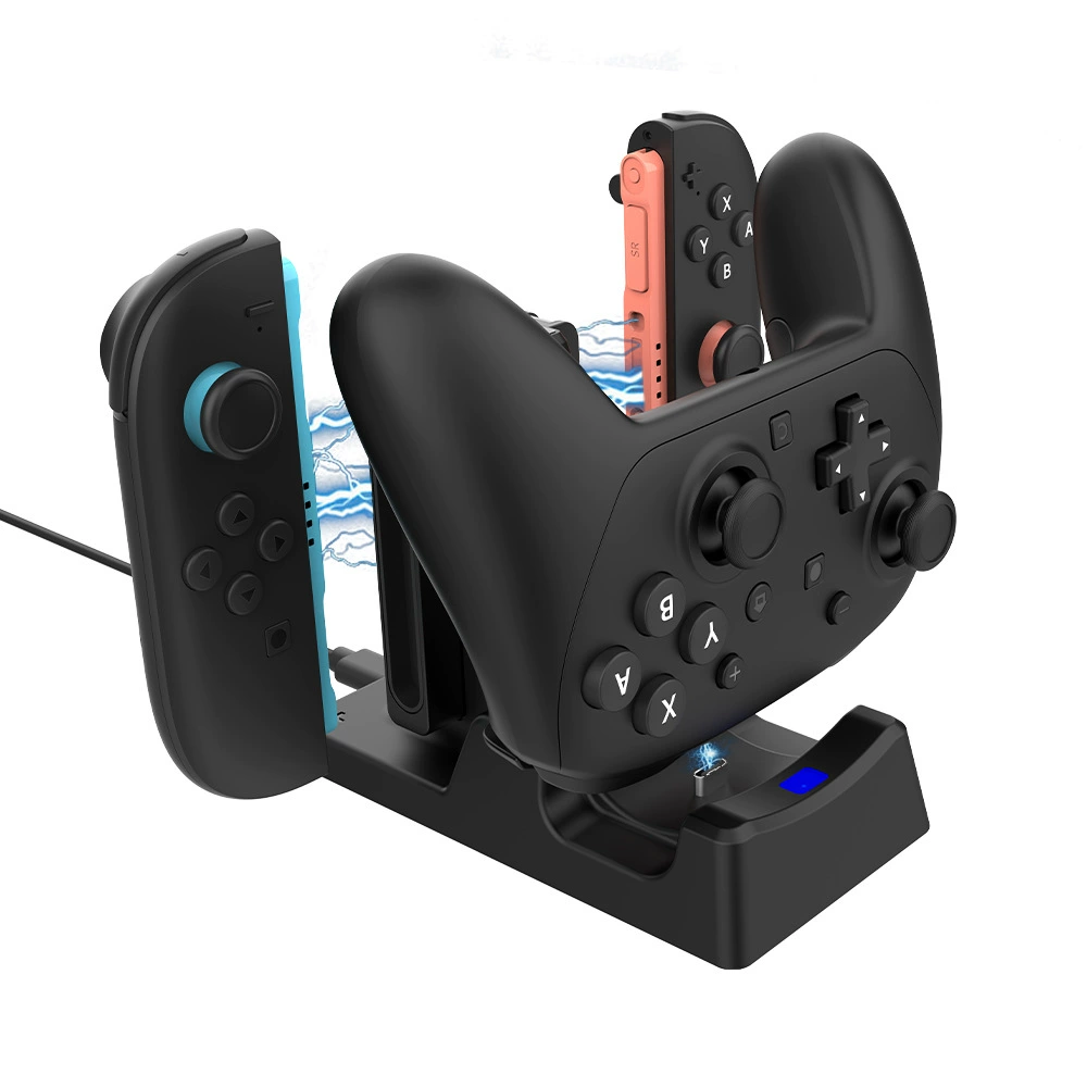 Подходит для Switch2Pro держатель зарядки подставка Switch2 хост Joy-Con зарядка тройной в одном