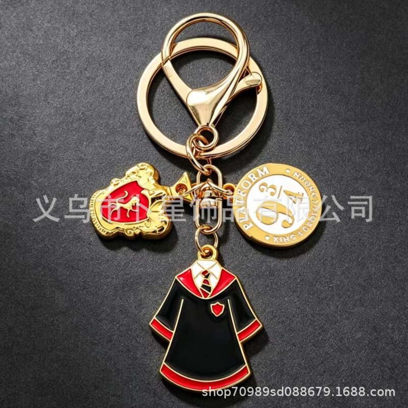 Graduation Season Small Gifts Cartoon Harry Magic Keychain Academy Logo Book Badge School Uniform Backpack Pendant Graduation Season Small Gifts Cartoon Harry Magic Keychain Academy Logo Book Badge School Uniform Backpack Pendant