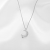 Brand necklace, small design chain for key bag , silver 925 sample, simple and elegant design, trend of season, wholesale