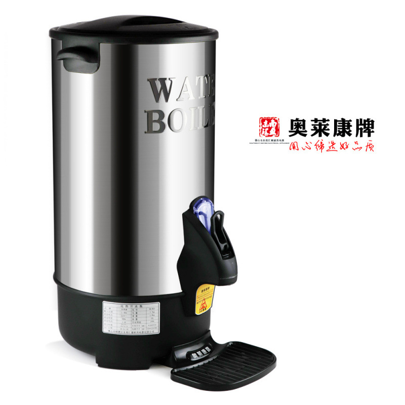 El estilo europeo 304 acero inoxidable hervidor eléctrico hervir agua hervir barril de leche barril de té barril de sopa barril de café barril de temperatura constante doble capa image 3