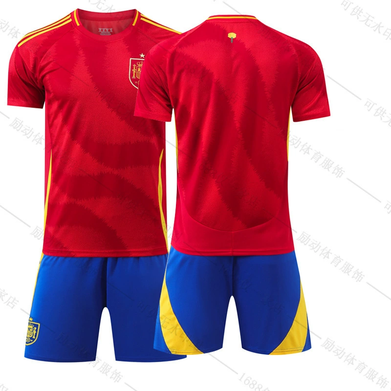 Футбол Training Kit (Испания) №7, юноши и взрослые размеры, набор с носками и защитными щитками