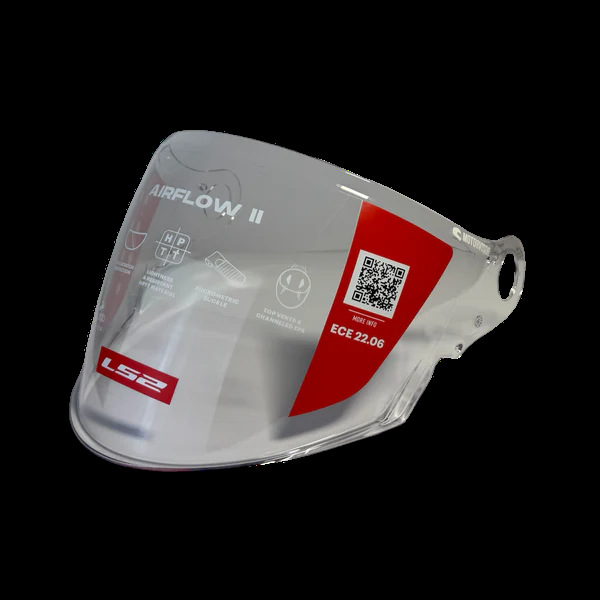 LS2 half helmet visor is suitable for OF616 helmet, providing sun protection and UV protection, suitable for day and night use, and is a reinforced windproof visor