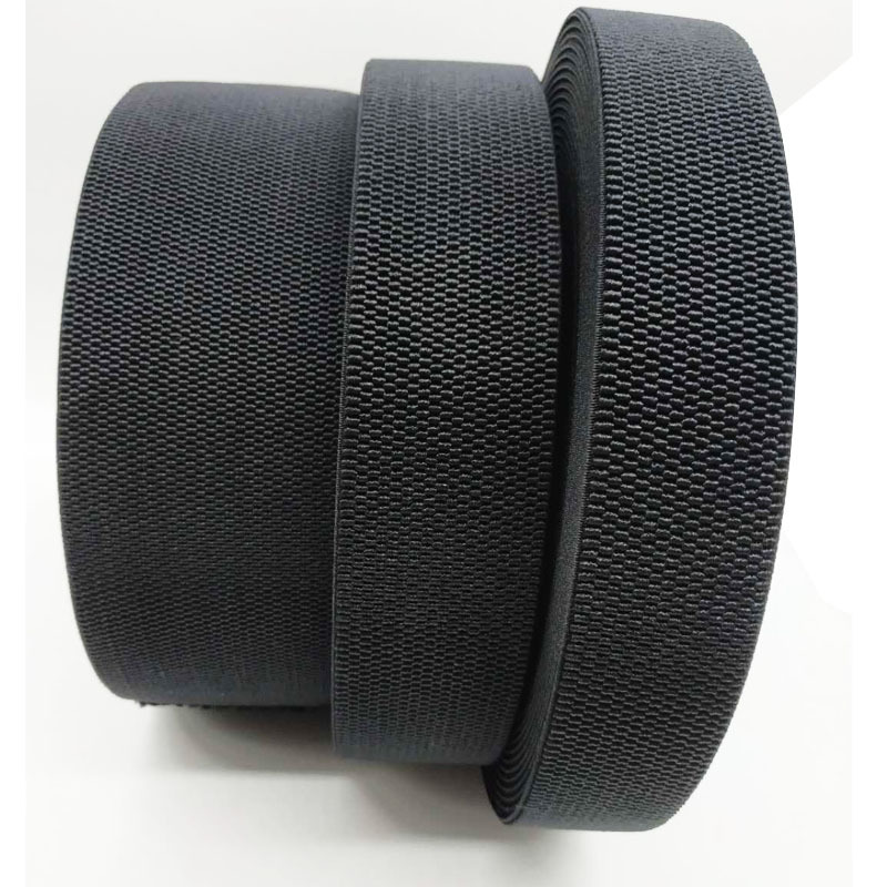 批发黑色玉米纹松紧带 高品质超宽松紧带 腰封腰带束腰橡筋弹力带