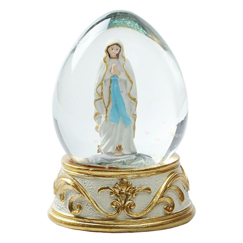 Proveedor transfronterizo 10CM alta clásica Palma carácter bola de cristal decoración de escritorio regalo artesanía de resina