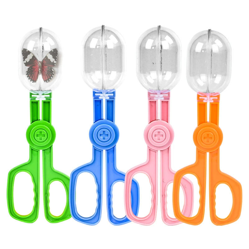 Детское приключение на открытом воздухе Зажим для ножниц насекомых цветной длинный капсюльный зажим для ловли насекомых артефакт развивающая игрушка пинцет