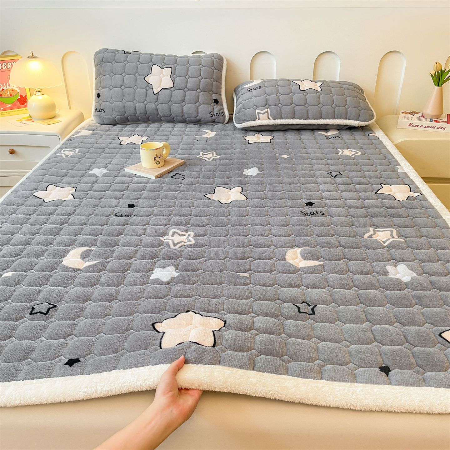 안개꽃 [미끄럼 방지, 정전기 방지, 축열 및 보온]