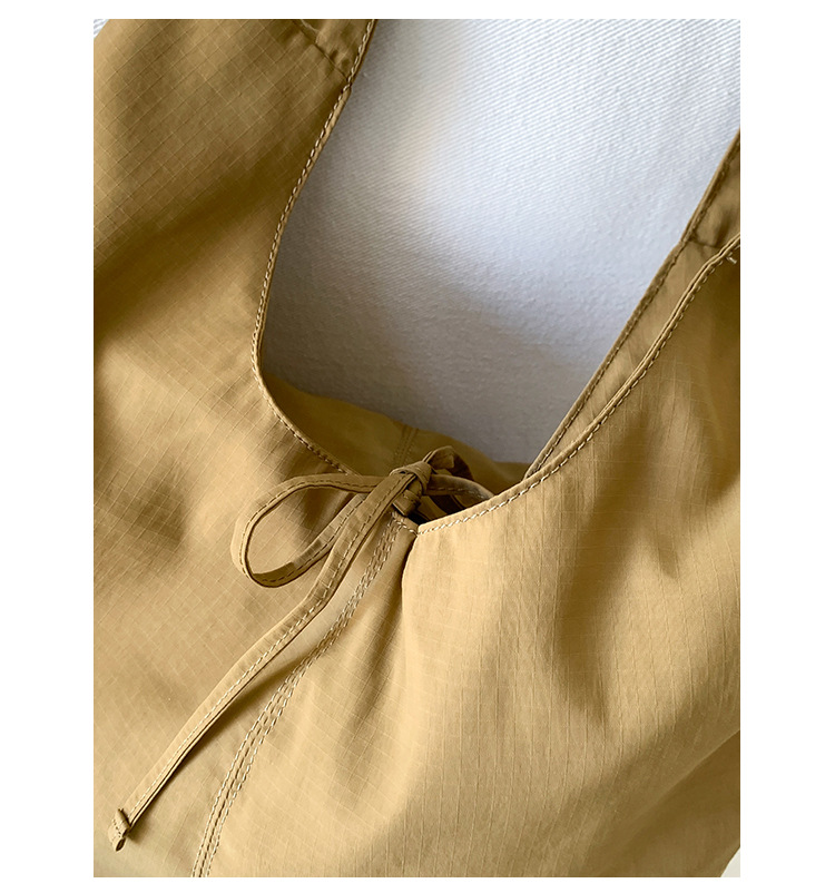 Commuting large-capacity nylon fabric bag for women, 2025 new style casual and versatile single-shoulder bag, fashionable tote bucket bag Item Picture