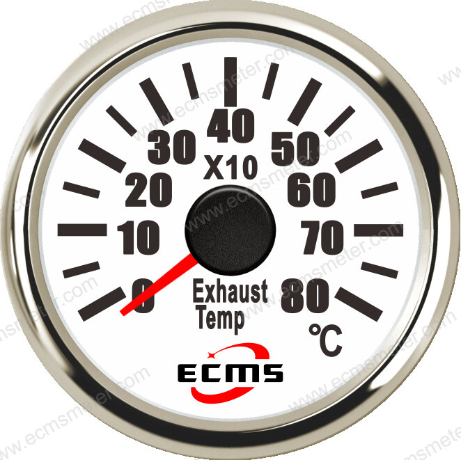 ECP车用船用工程机械设备指针尾气温度表测量尾气排放温度0~800℃