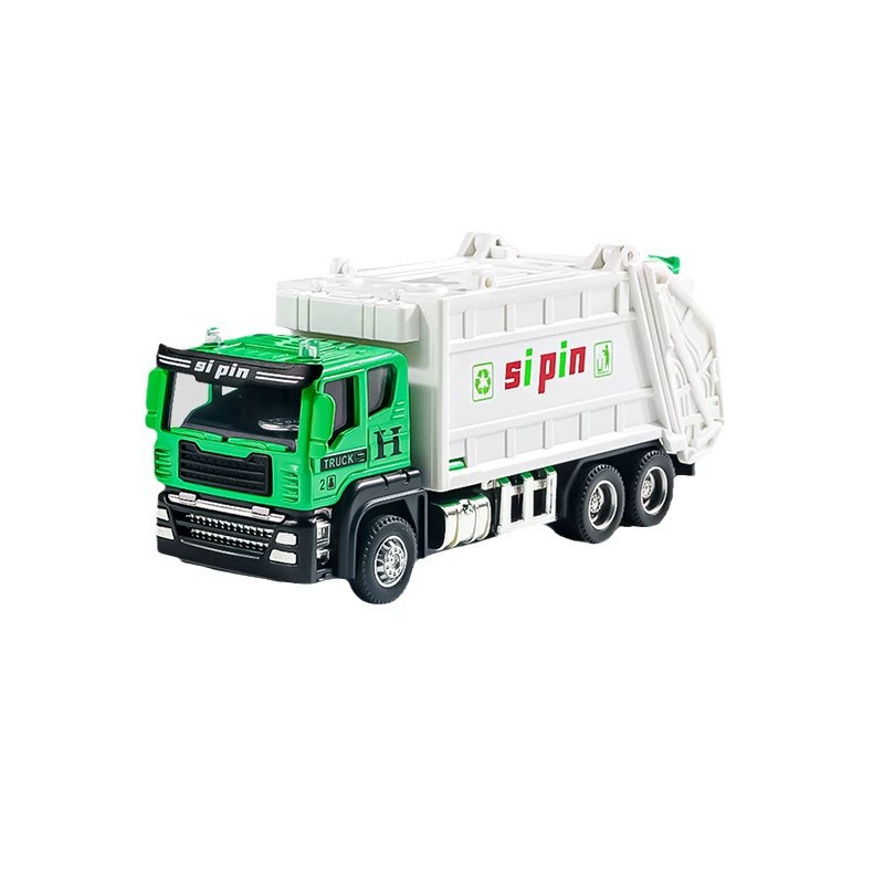 XNS Metal Toy Dump Truck for Kids – Alloy Head Garbage Truck, 17.5 x 9.5 x 11.5 cm, 0.5 kg, multiple alloy head variants