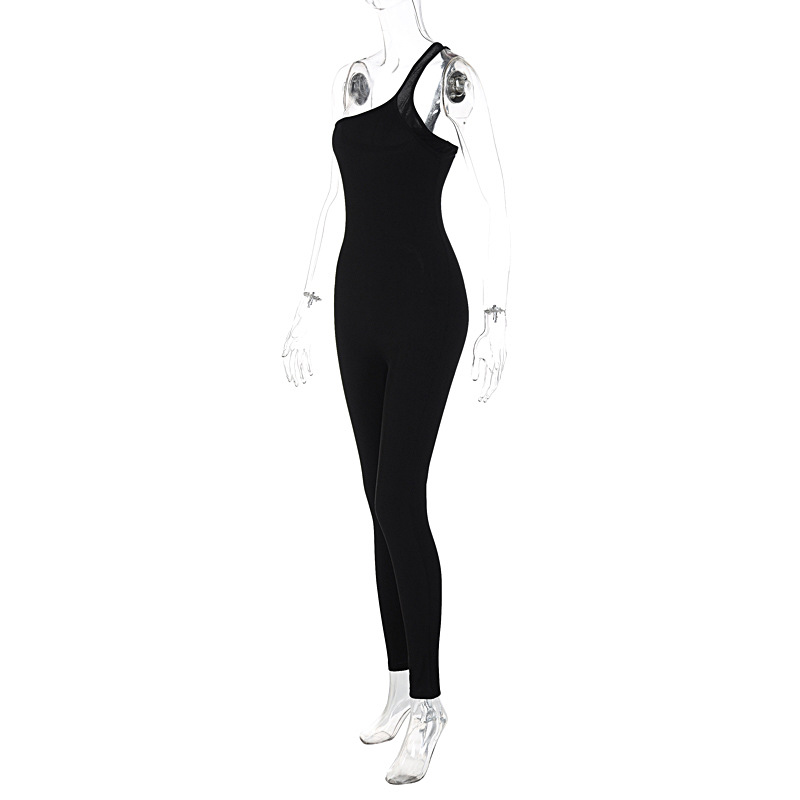 Women's Sports Fashion Solid Color Jumpsuits display picture 6