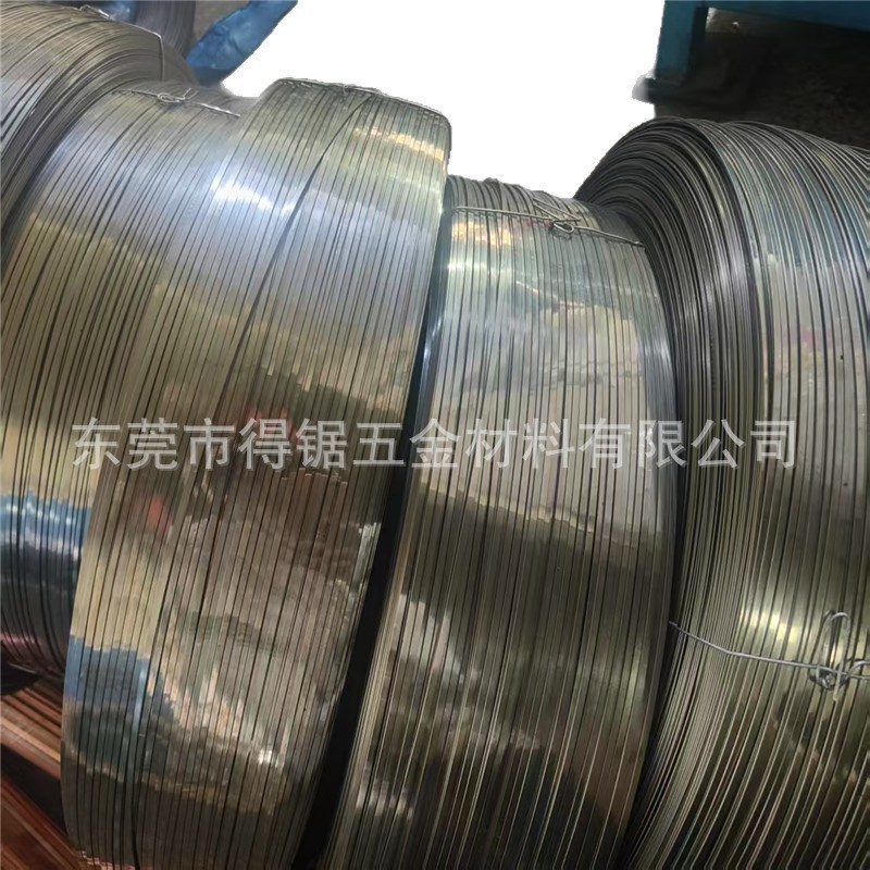 301 302 304 631不锈钢精密扁钢丝精密扁线 0.08*0.28mm