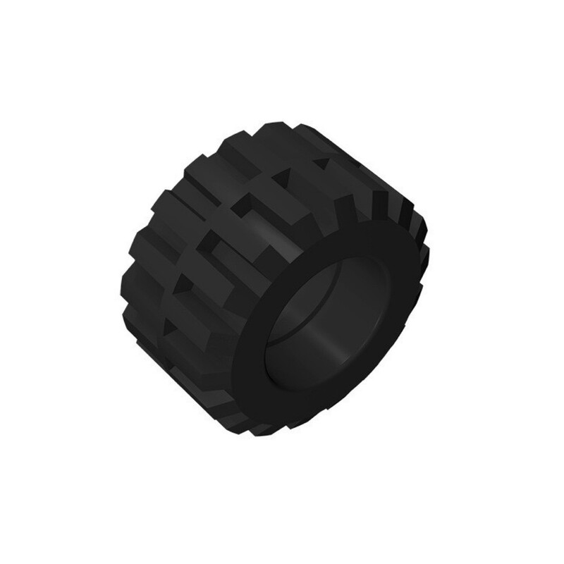 One Kilogram of 454 Pieces Compatible with Lego 87697 Wheel Skin 6015, Can Be Used with 6014 Building Blocks, 21X12Mm Car Tires