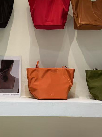 Korean Style Nylon Market Tote Bag For Women - Versatile Lightweight Commuter Bag, Large Capacity Shoulder Bag, Underarm Bucket Bag - Thumbnail 7