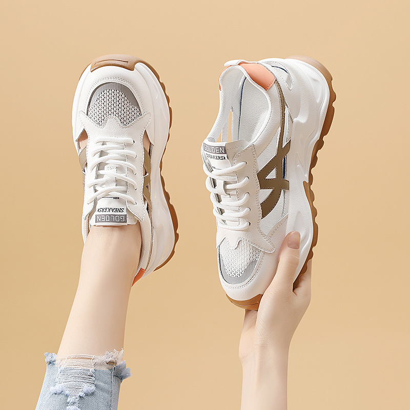 JST 11213 cao gót kaki 6cm