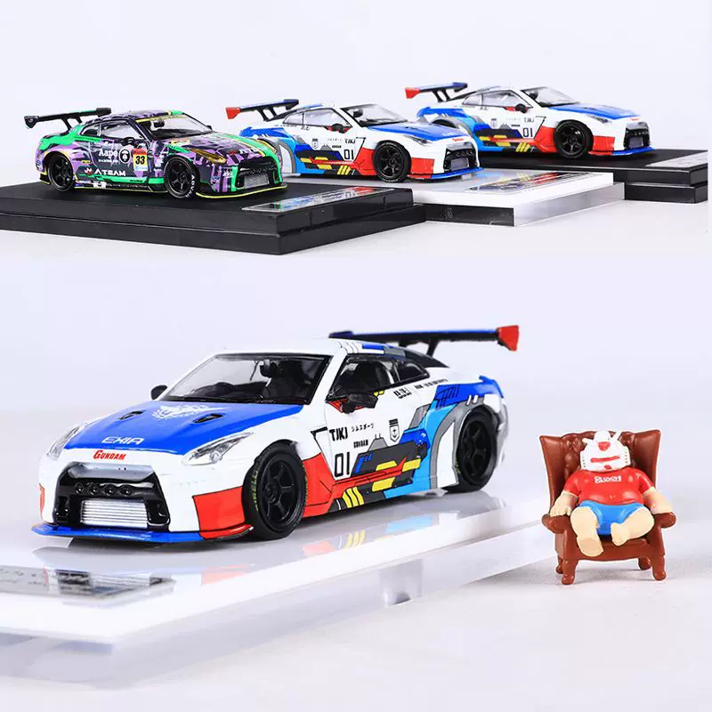Fuji Fuji 1:64 Nissan GTR R35 Rocket Rabbit симуляционный сплавная модельная коллекция
