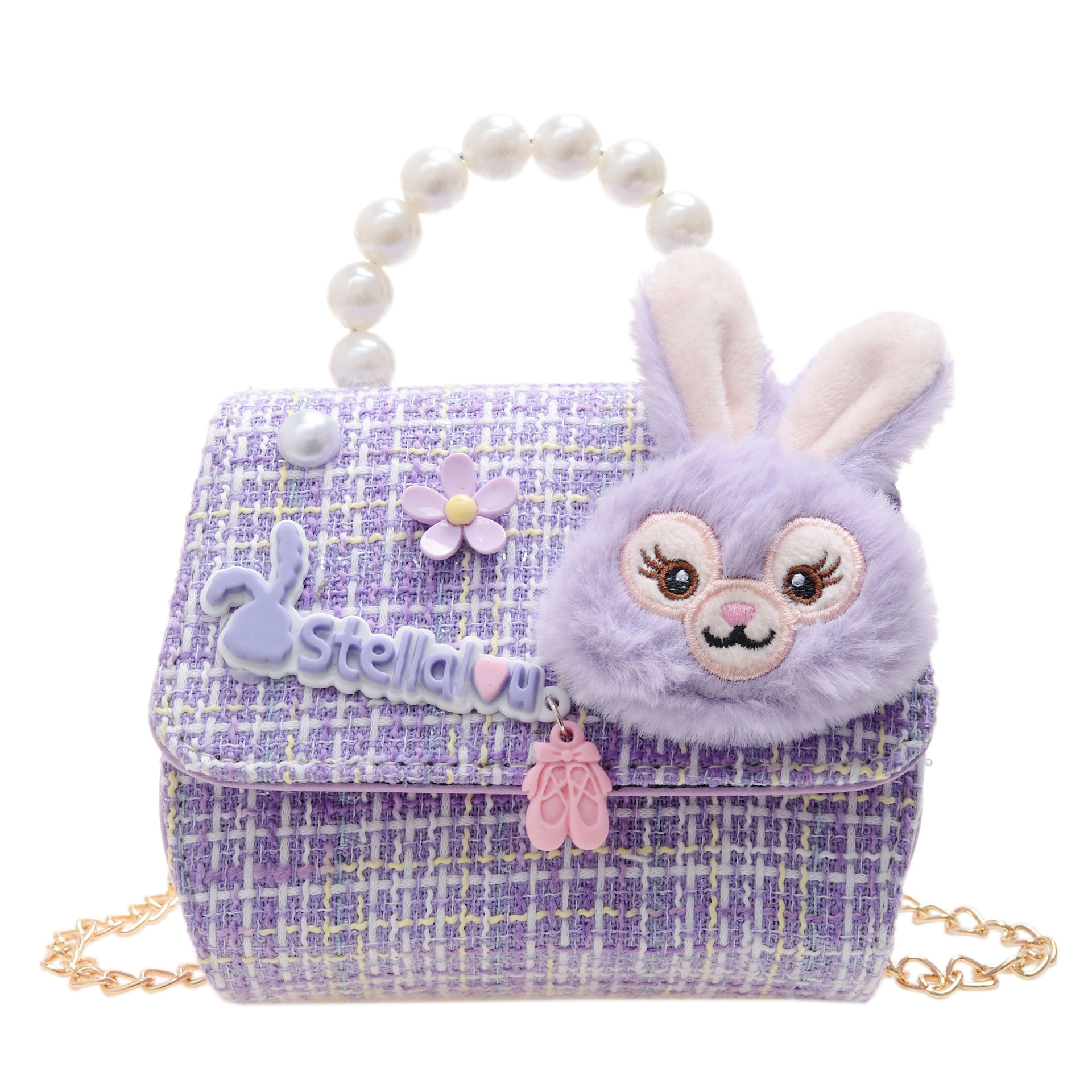 2021 nuevo Otoño e Invierno bolsa de conejo niños dibujos animados princesa chica bolsa de mensajero moda bebé cambio bolsa de accesorios