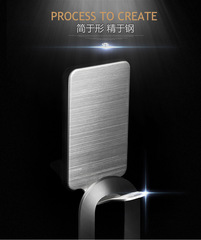 Stainless steel hook 304 cross-border no-drilling strong adhesive hook bathroom kitchen bathroom stainless steel S-shaped hook
