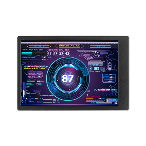 Cross-border 3.5-inch Type-C sub-display case USB case computer status monitoring IPS screen Aida64