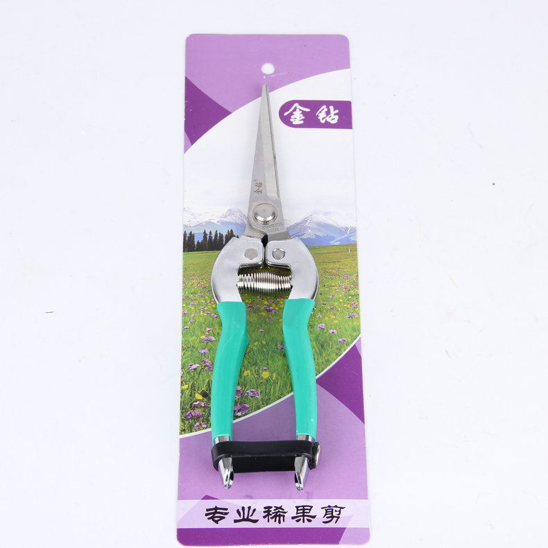 Diamante de oro tijeras de frutas delgadas tijeras de codo tijeras de frutas delgadas tijeras de frutas delgadas tijeras de jardín tijeras de recolección de uva tijeras de recolección de frutas