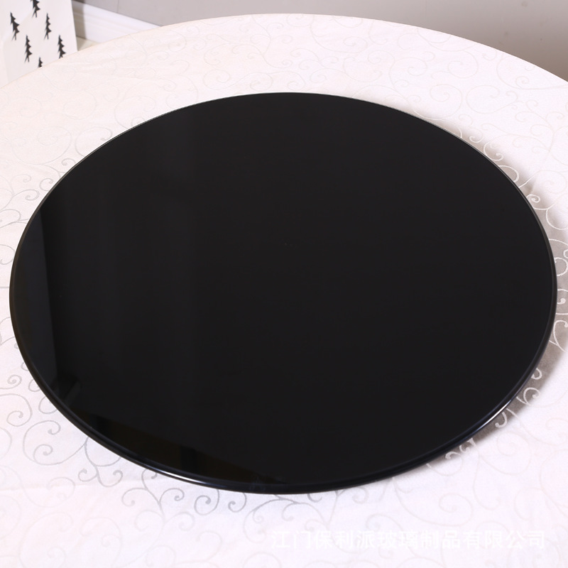 10mm 8mm 定 制黑色玻璃加工 透明有色玻璃黑色透明钢化玻璃