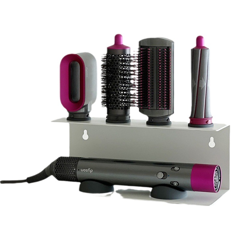Dyson secador de pelo soporte baño estante de almacenamiento ponche-libre montado en la pared baño montado en la pared secador de pelo estante de almacenamiento