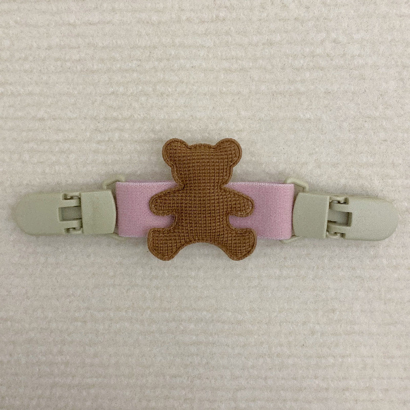 INS estilo coreano clip de suspensión oso pantalones de tirantes para niños clip anti-caída clip de la correa del hombro soporte de la falda de la suspensión antideslizante artefacto de hombro