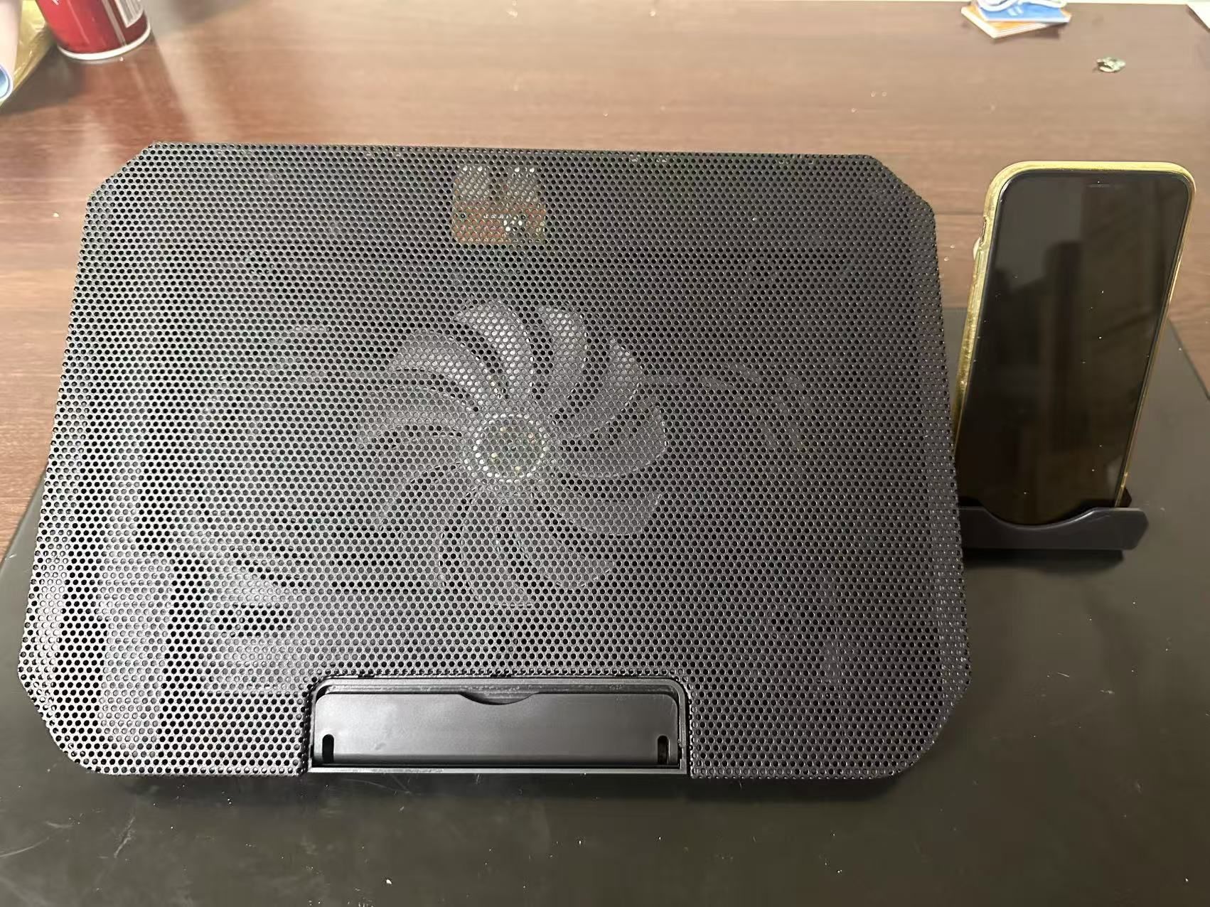 Base Enfriadora para Laptop de Malla Metálica, Ajustable, Plegable y Silenciosa