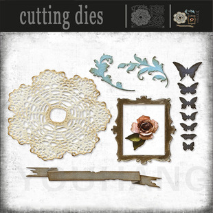 New Rose Butterfly Cutting Knife Die cutting dies scrapbooking Embossed Knife Die