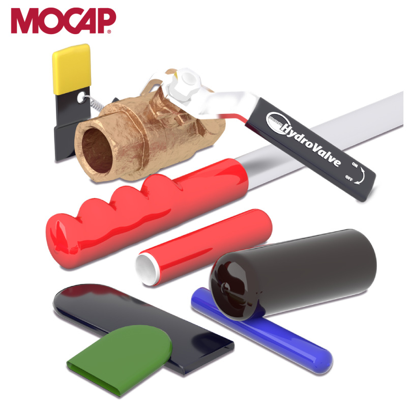 柔韧耐用 扁平形把手套 阀门保护套 浸塑橡胶防尘套