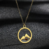 Fashionable pendant stainless steel, trend necklace