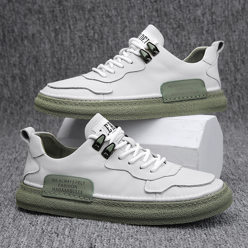 Spring and Summer New Low-cut Simple Board Shoes Casual Academy Style White Shoes Daily Korean Style Youth Fashion Men's Shoes Spring and Summer New Low-cut Simple Board Shoes Casual Academy Style White Shoes Daily Korean Style Youth Fashion Men's Shoes