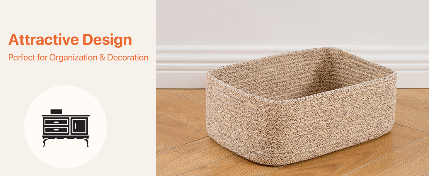 decorative storage baskets