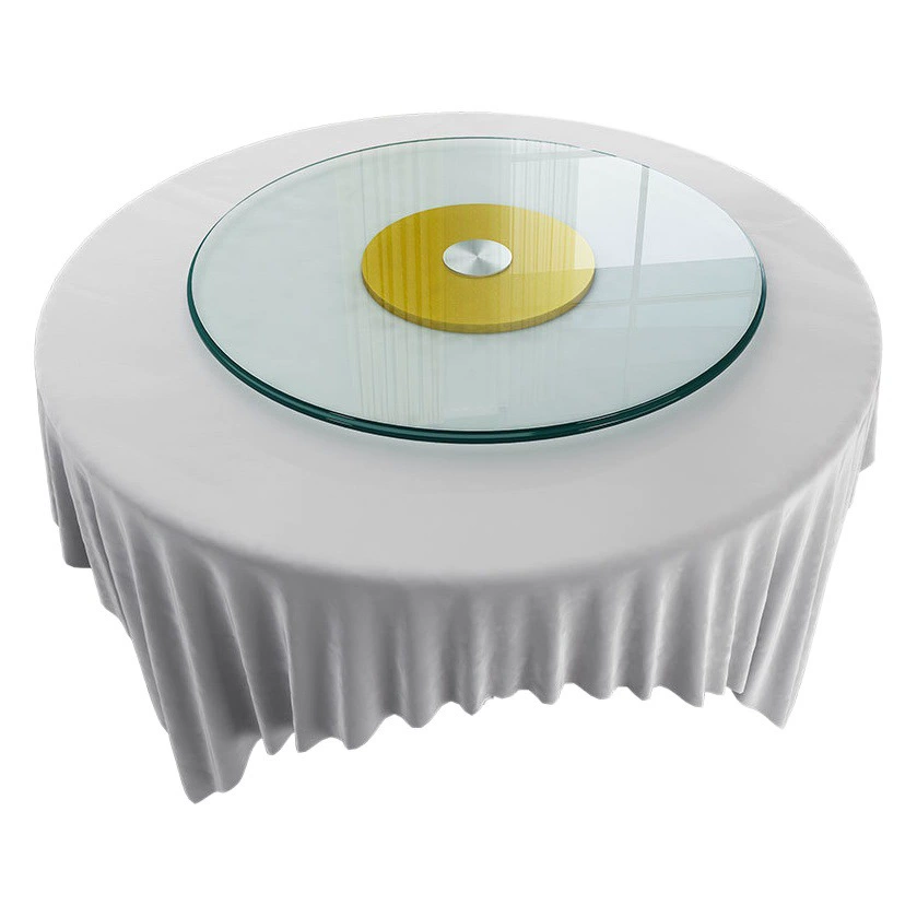 Обеденный стол поворотный стол бытовой круглый стол настольный вращающийся стол из закаленного стекла вращающийся базовый стол большой круглый стол вращающийся стол диск