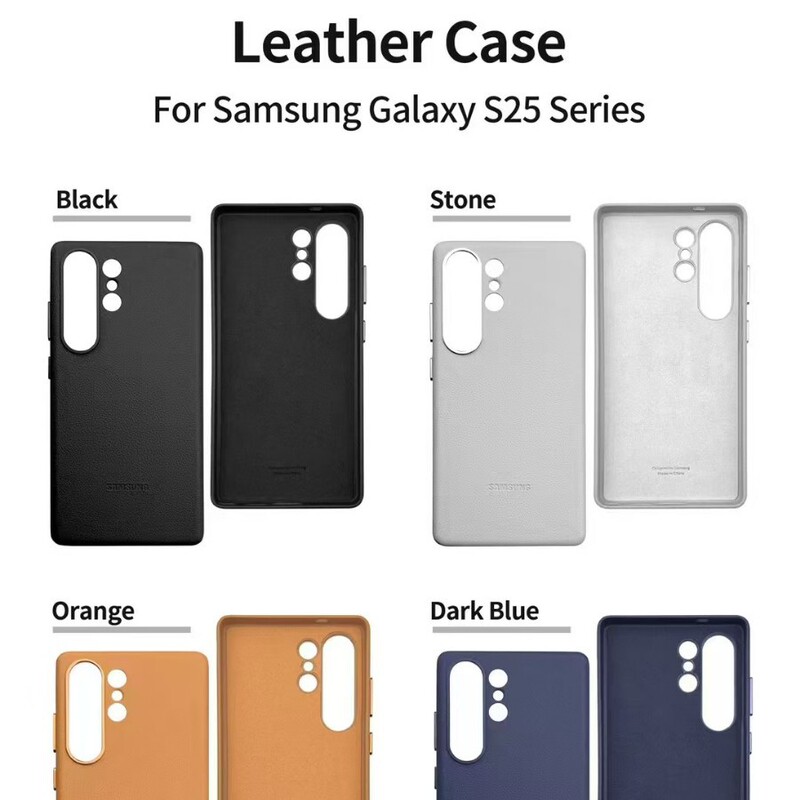 Suitable for Samsung S25Ultra Leather Phone Case, Thin and Lightweight S25Edge Protective Case, Full Coverage and Anti-Fall, Same Style Suitable for Samsung S25Ultra Leather Phone Case, Thin and Lightweight S25Edge Protective Case, Full Coverage and Anti-Fall, Same Style