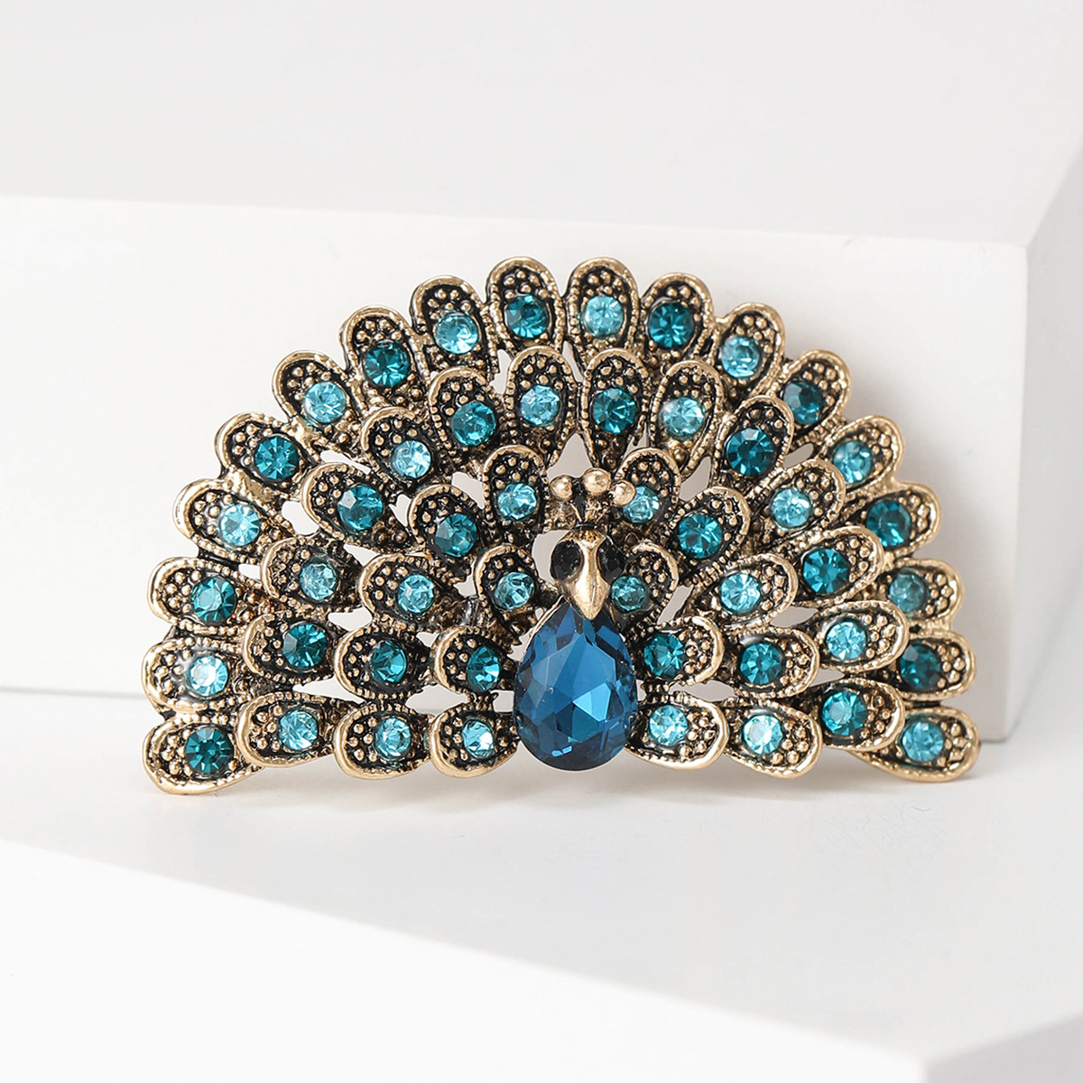 16g Weight Rhinestones Inlay Material Brooches Classification Banquet Occasion Alloy Material Peacock Pattern All Seasons Season Women's Gender Inlay Design Retro Style Retro Pin Peacock Alloy Inlay Rhinestones Women's Brooches 13
