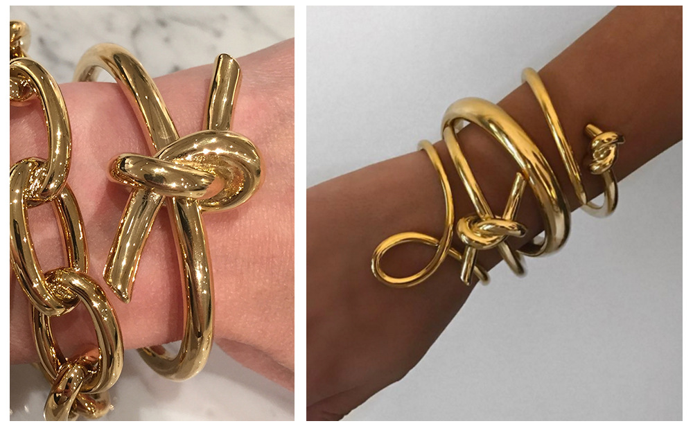 1 Piece Quantity Holiday, Daily Occasion 304 Stainless Steel Material Basic Modern Style Classic Style Knot 304 Stainless Steel Cuff Bracelets In Bulk