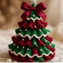 �羳�¿� DIY Crochet Christmas Tree Kit DIY �h��}�Q���׼�