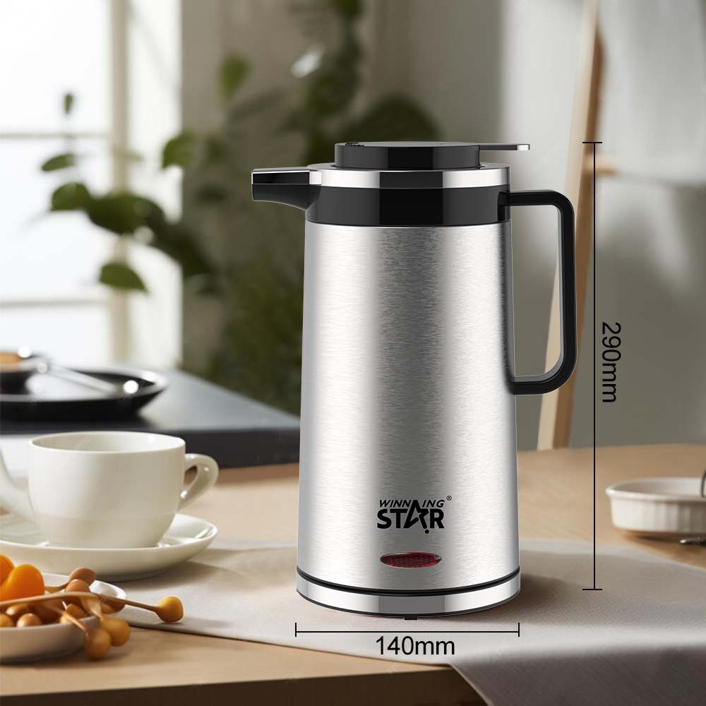 Winning star hogar transfronterizo aislamiento de acero inoxidable anti-secado hervidor eléctrico eléctrico Kettle