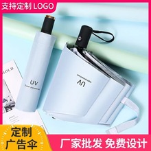 太阳伞户外遮阳伞小巧便携摆摊伞雨伞定制logo开业活动赠送礼品伞