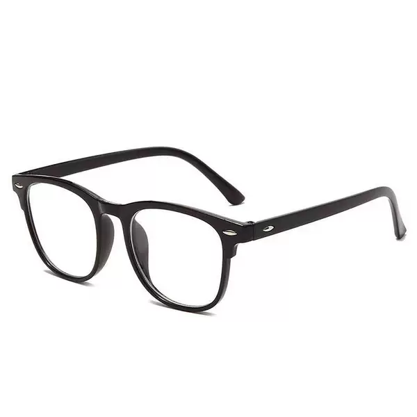 Black frame + flat lenses (anti-blue light)