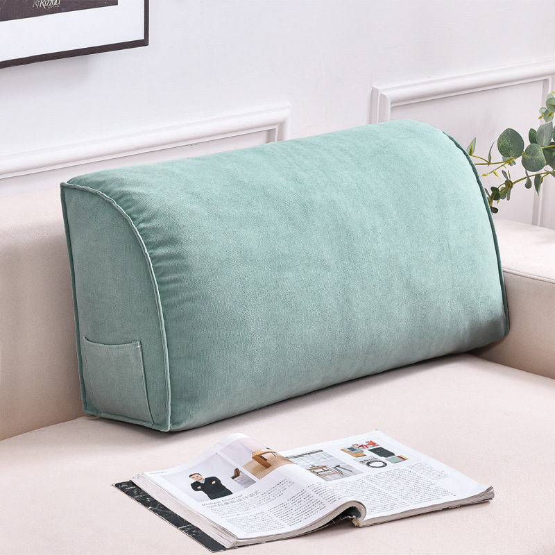 Living Room Sofa Cushion Back Pillow Combination Back Cushion Bay Window Tatami Soft Bag Waist Protection Back Triangle Simple Office